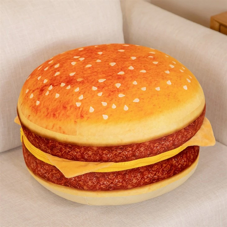 Hamburger Shaped Pillow