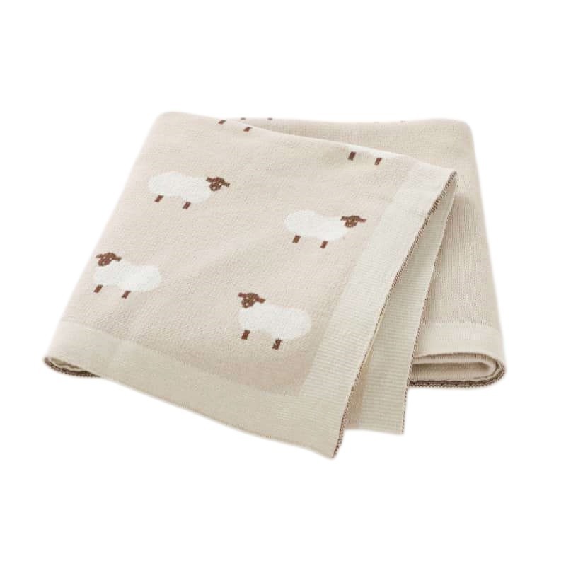 Knitted Cotton Blanket Throw suppliers
