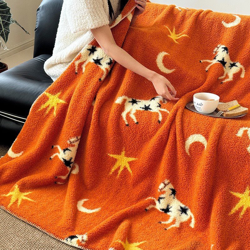 Knitted Fleece Blanket factory