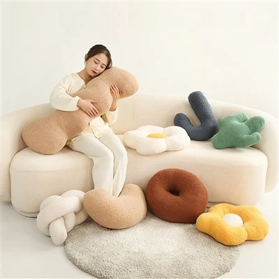 Irregular Shaped Pillow Throws