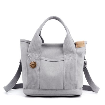 Plain Canvas Crossbody Bag
